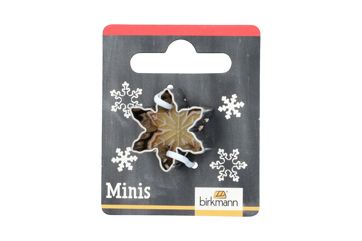 Edelstahl Ausstechform MINI Schneeflocke
