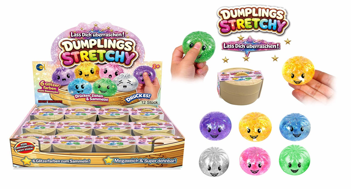Totally Dumpling Stretchy assortiert, glitzer
