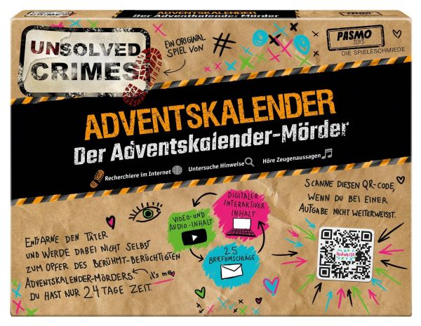 CRAZE Adventskalender Unsolved Crimes