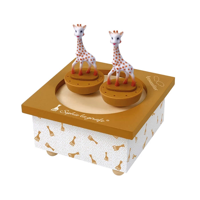 Musikdose und Spieluhr Giraffe Braun