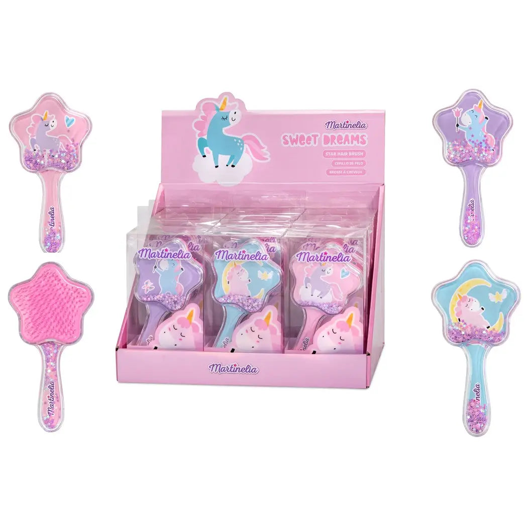 Martinelia Glittery Haarbürste Einhorn