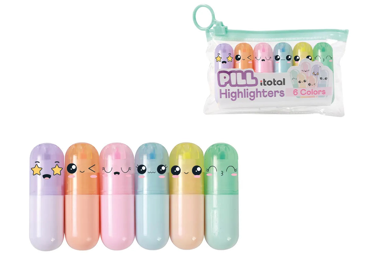 Textmarker Smiley Gesichter assortiert