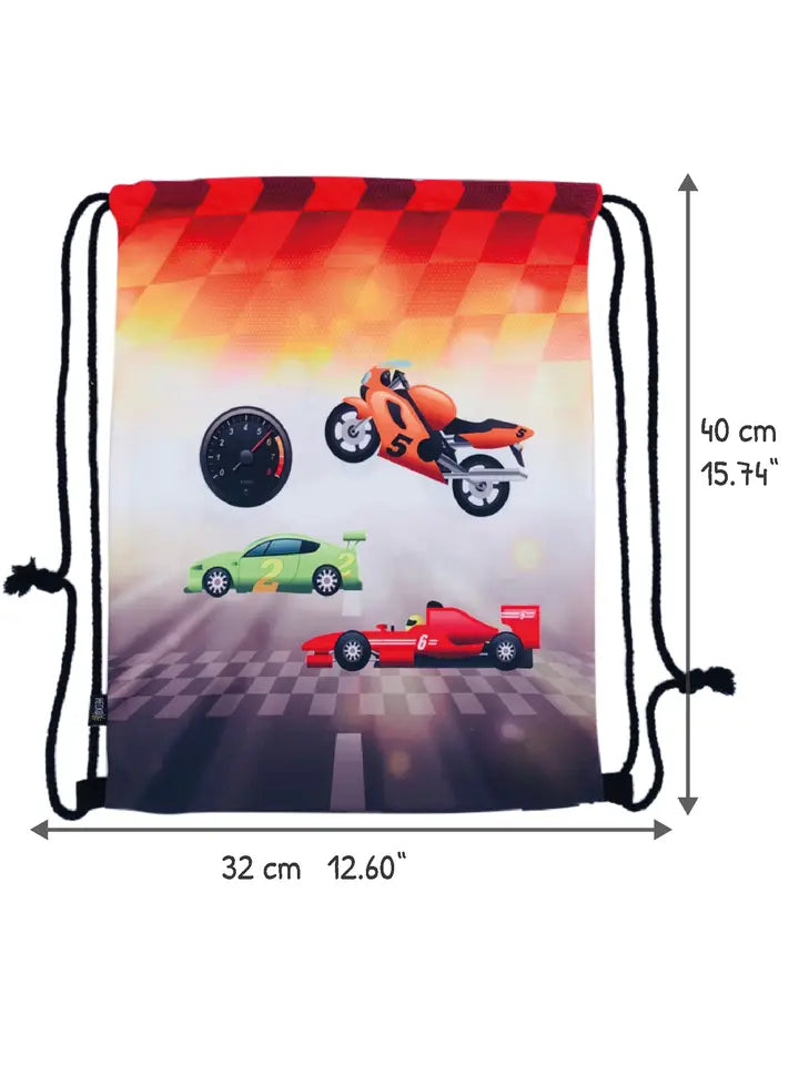 Turnbeutel Kinder Polyester Racing