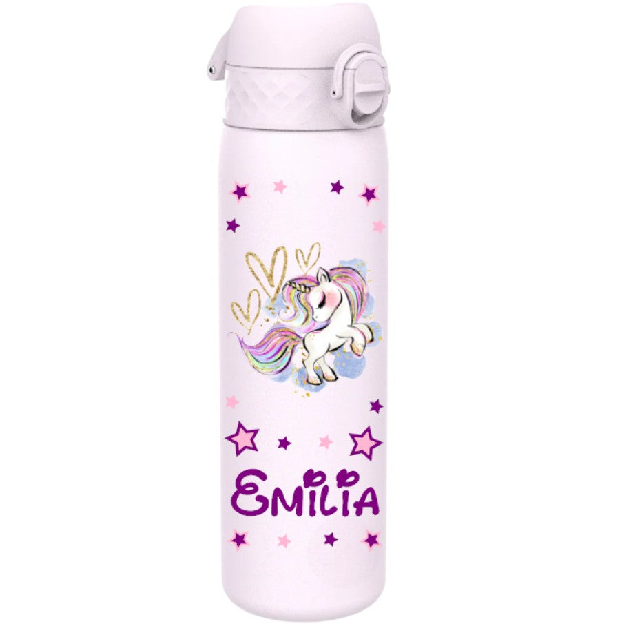 Edelstahl Trinkflasche Ion8 500ml Pastellrosa