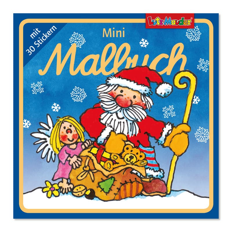 Mini Malbuch Weihnachten mit Sticker assortiert