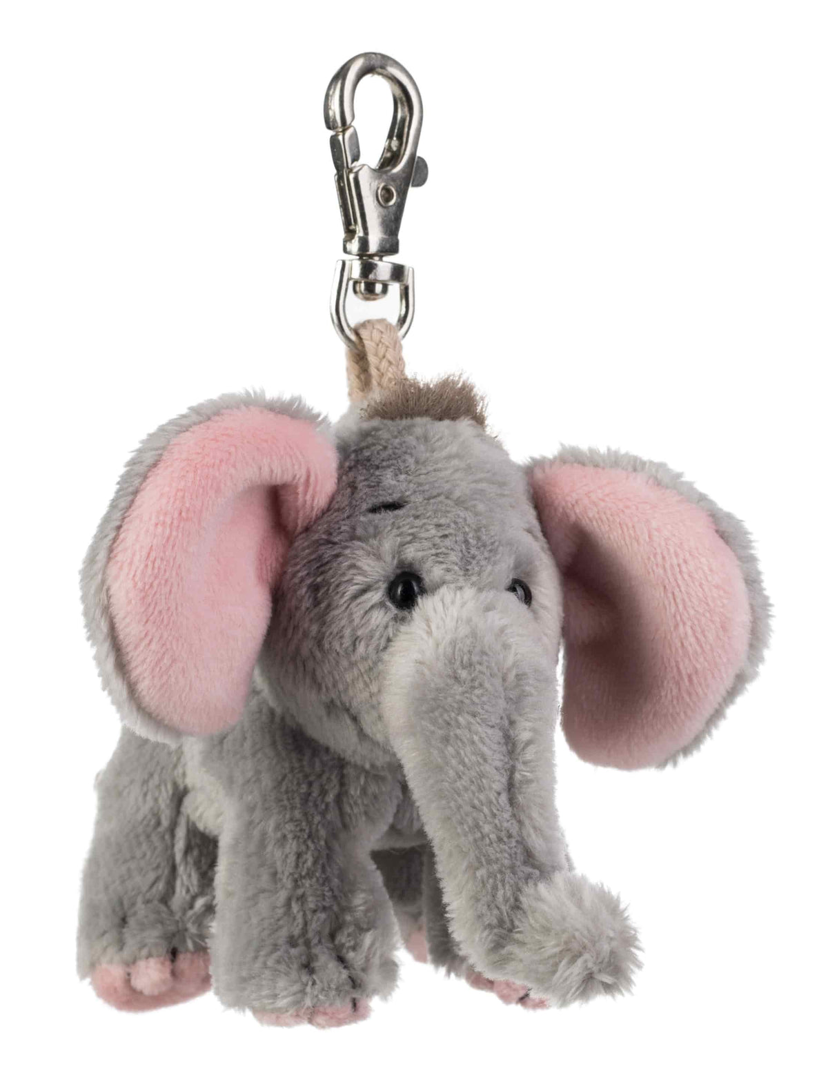 Schlüsselanhänger Plüsch Elefant Rosa