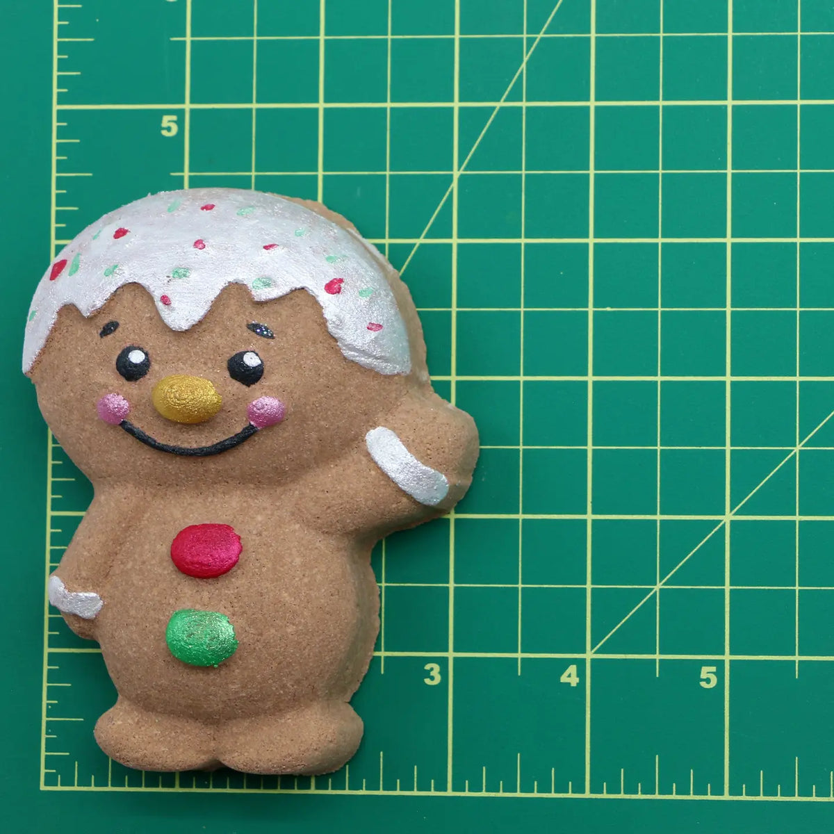 Badekugel handgemacht Weihnachten Gingerman