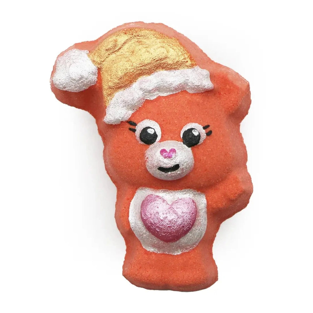 Badekugel handgemacht Weihnachten Bär mit Herz