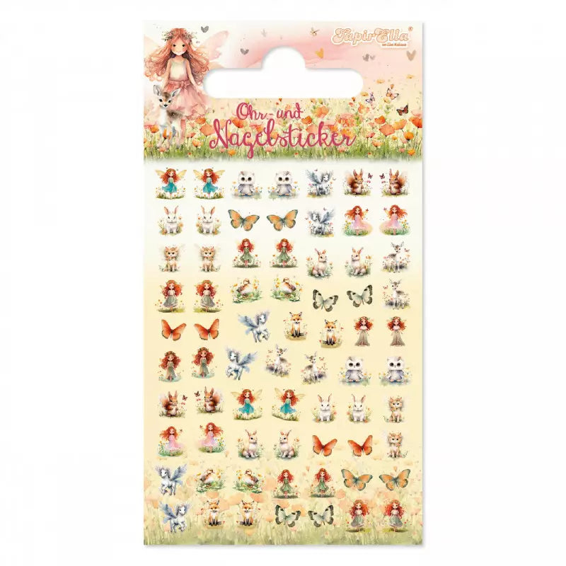 Ohr und Nagelsticker Elfenprinzessin