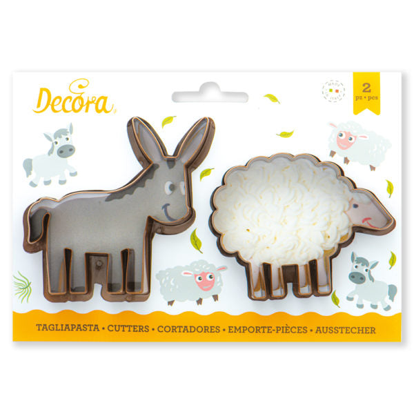 Ausstechformen Set Decora Esel und Schaf