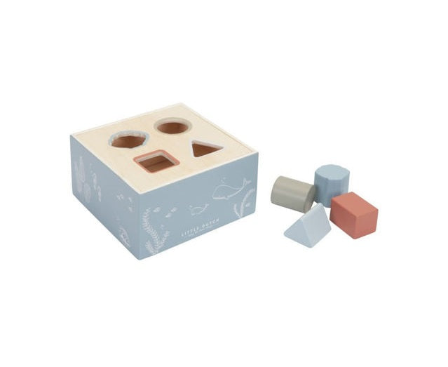 Little Dutch Holz Formen Steckspiel Blau
