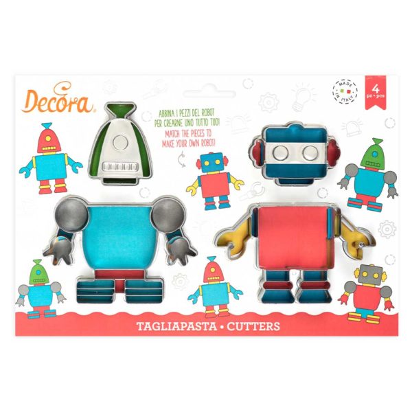 Ausstechformen Decora Set Roboter