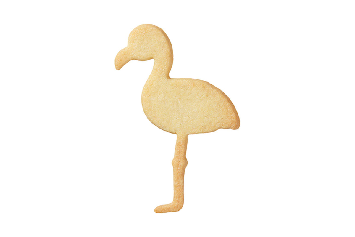 Edelstahl Ausstechform Flamingo