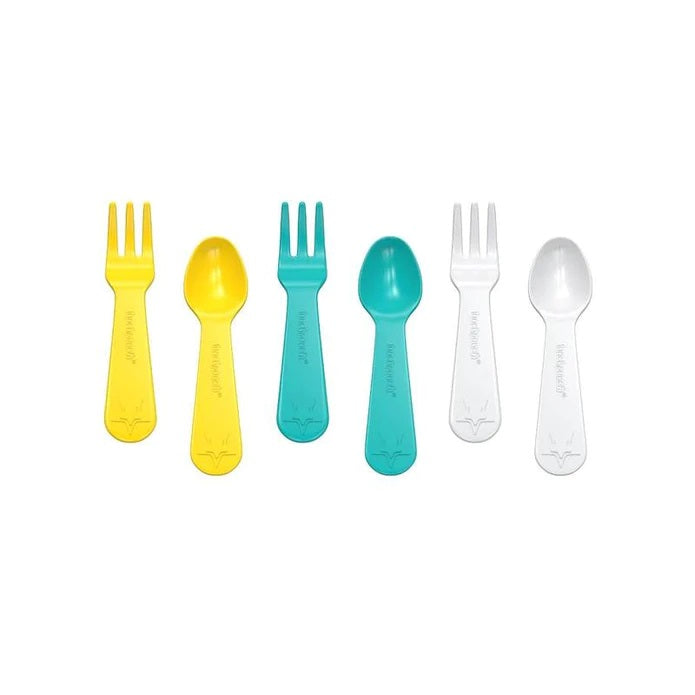 Mini Besteck Lunch Punch 6er Set Türkis