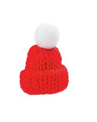 Wichtelzubehör Strickmütze Rot
