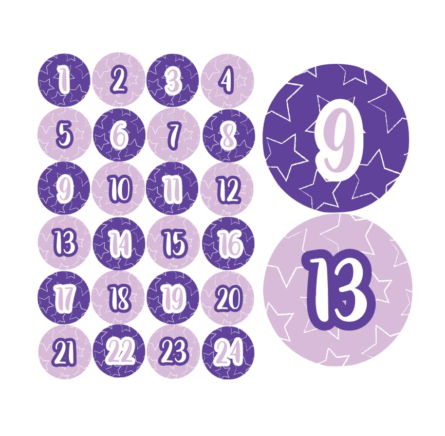 adventskalender sticker kinder, adventskalender sticker 1-24, zahlen sticker, sticker zahlen adventskalender, sticker adventskalender personalisiert, adventskalender sticker zahlen mädchen