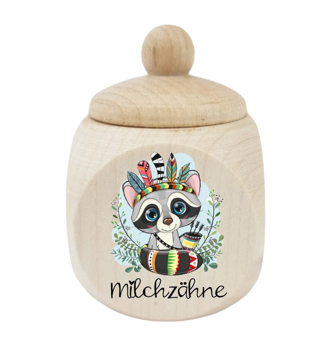 Milchzahndose Waschbär 2