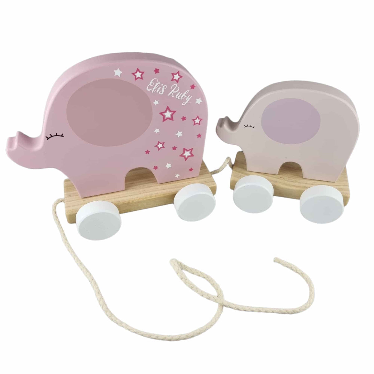 JABADABADO Nachziehtier Elefant Rosa