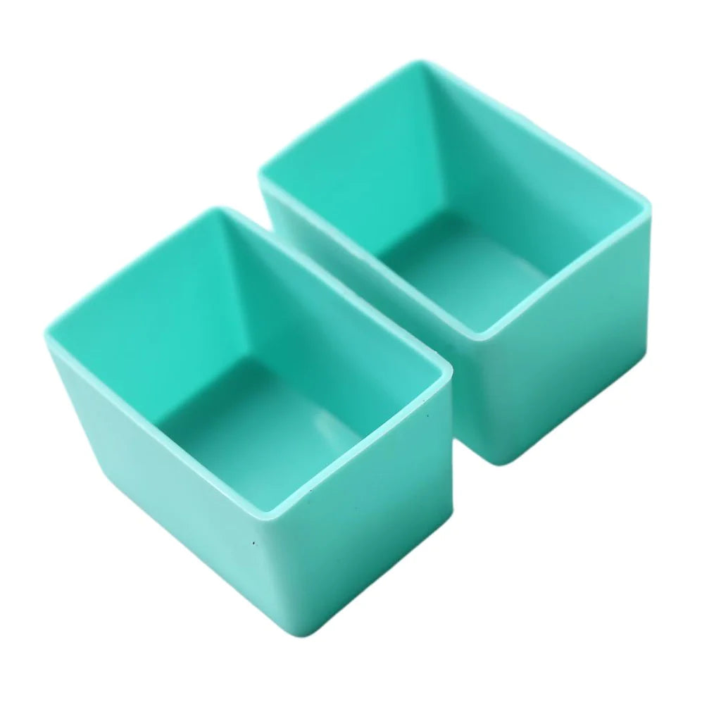 Silikonformen Munchbox Rectangle 2er Set Mint