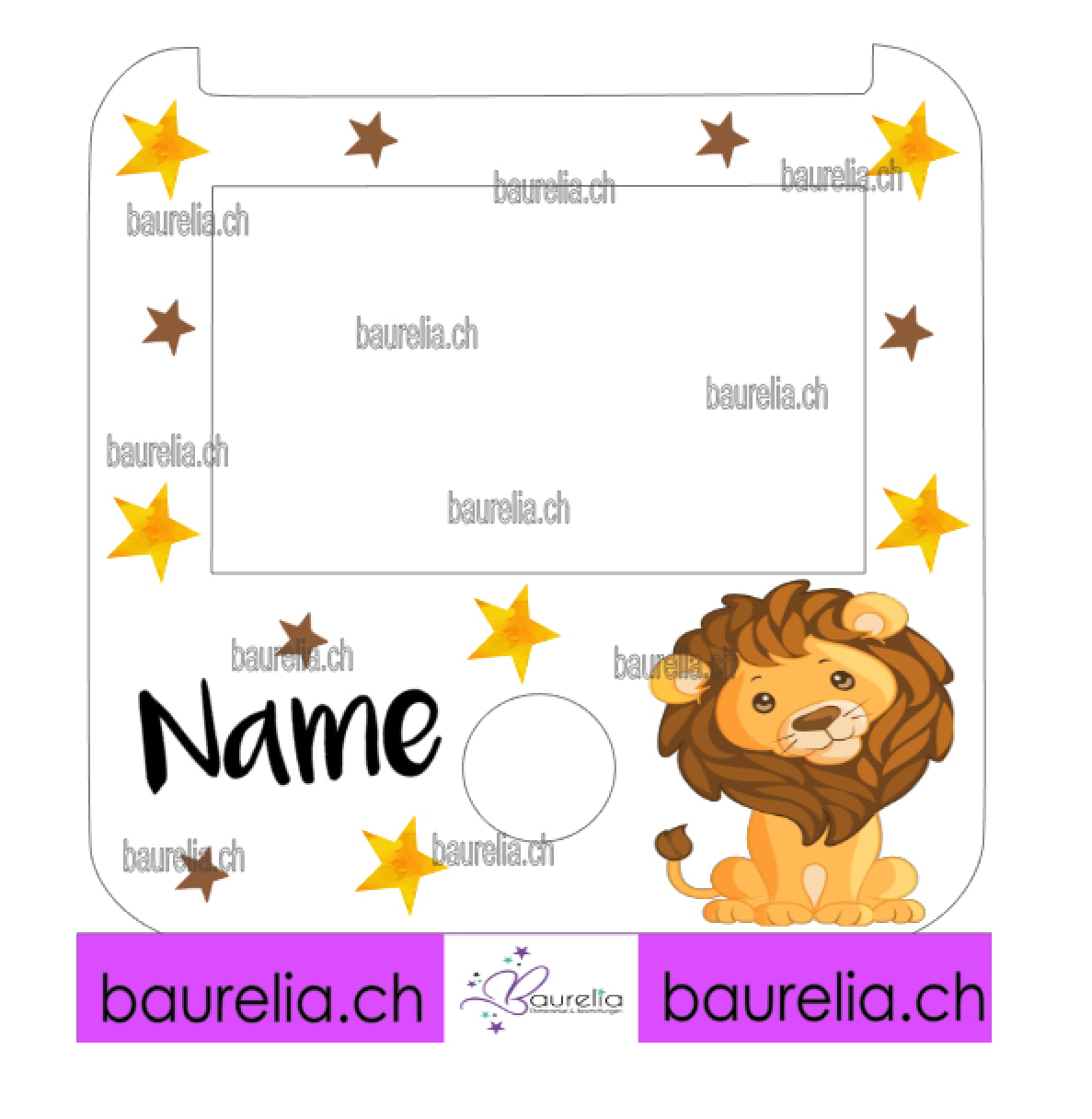 Schutzfolie Tigerbox Löwe 3