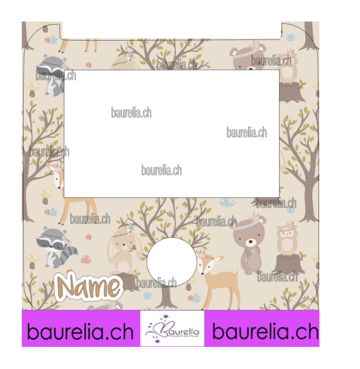 Schutzfolie Tigerbox Waldtiere 2