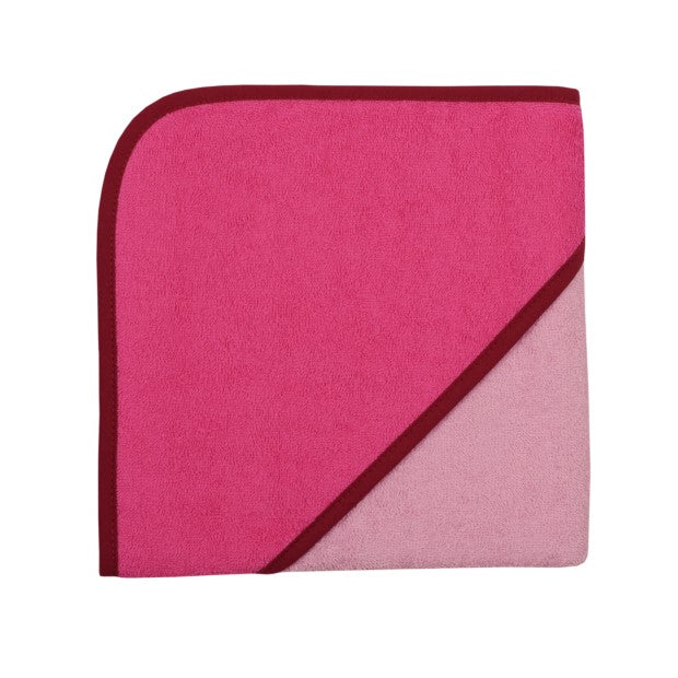 Kapuzen Badetuch Pink