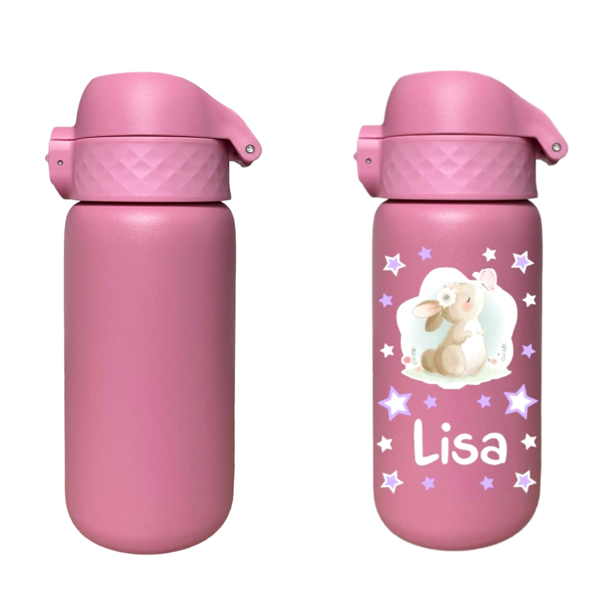 Kinder Thermosflasche Ion8 350ml Rosa
