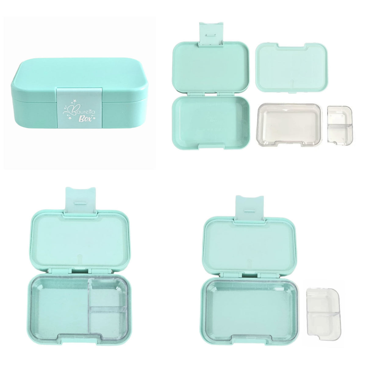 SET Znünibox und Trinkflasche Baurelia Box Mini mit Ion8 400ml Mint