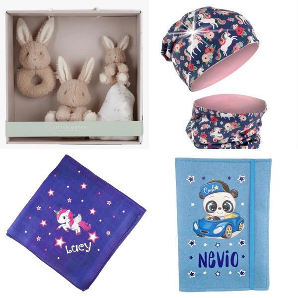 geschenkartikel textil, geschenkartikel textil kinder, geschenkidee kinder, geschenkidee baby, geschenk zur geburt personalisiert, geschenk zur taufe personalisiert, nuscheli personalisiert, lätzli personalisiert, dreieckstuch personalisiert