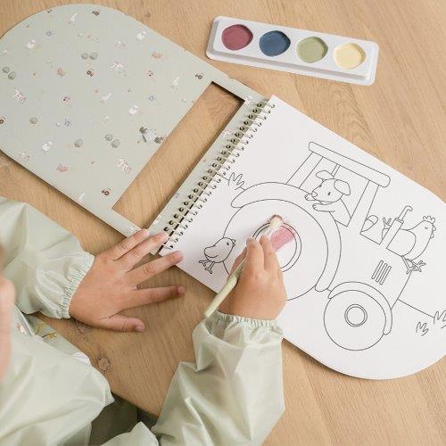 Malbuch mit Farbkasten Little Farm