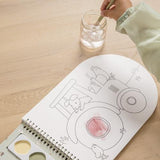 Malbuch mit Farbkasten Little Farm