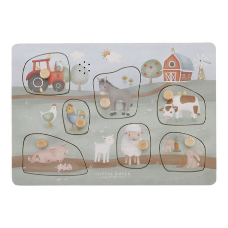 Little Dutch Holz Puzzle mit Geräuschen Little Farm