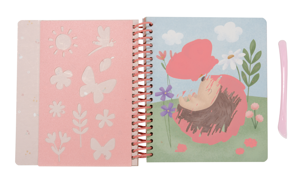 Scratchbuch Rosa & Firends