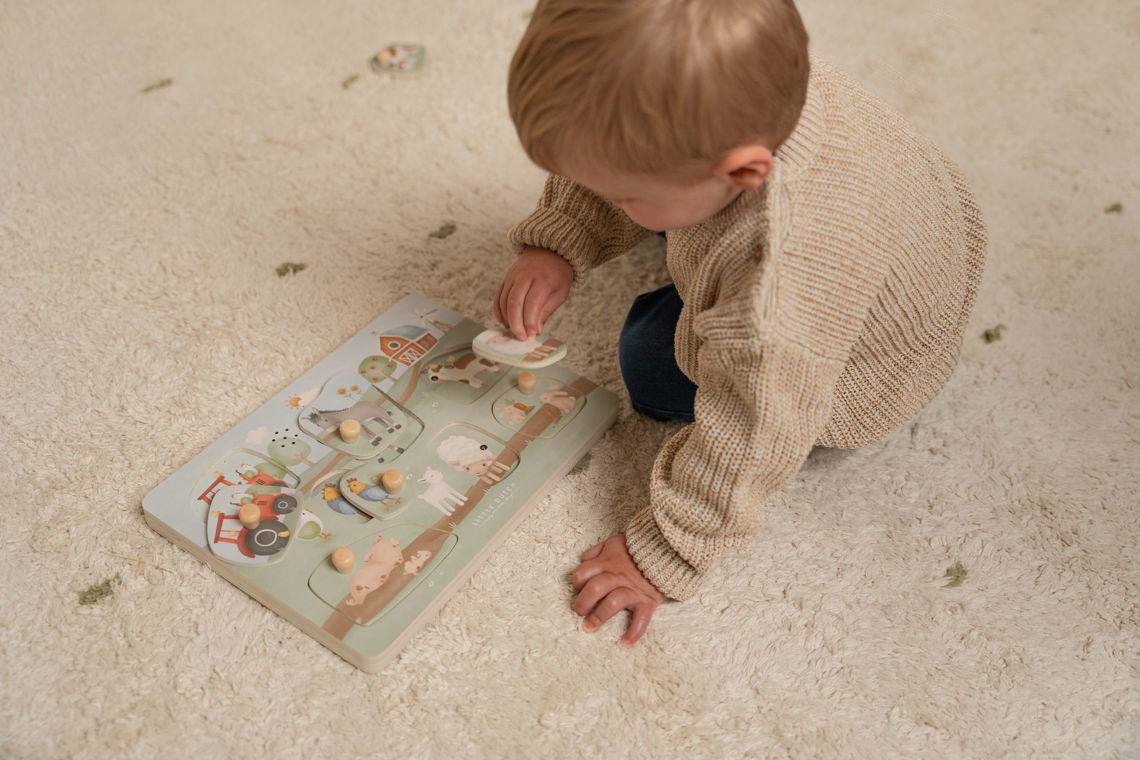 Little Dutch Holz Puzzle mit Geräuschen Little Farm