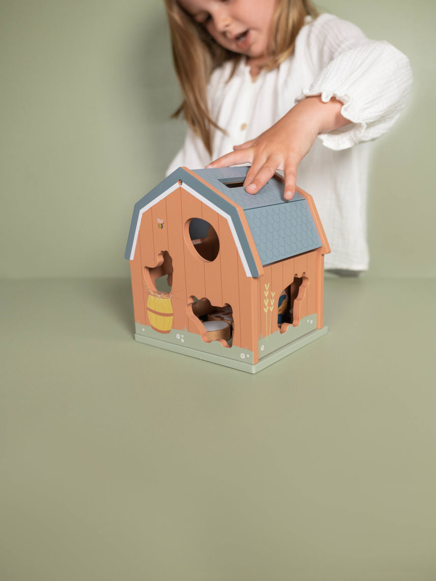 Little Dutch Formen-Steckspiel Little Farm