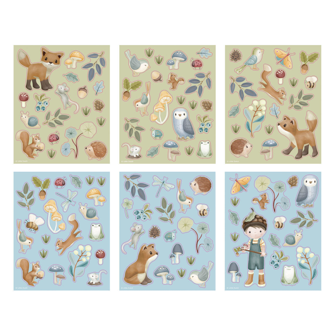 Little Dutch Stickerbuch Forest Friends
