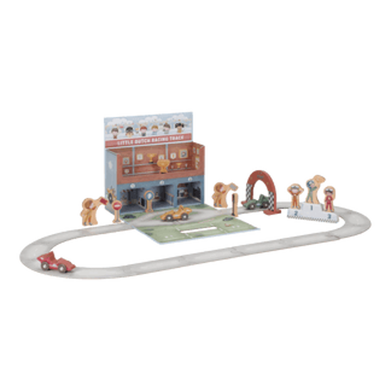 Little Dutch Rennbahn mit Spielkoffer