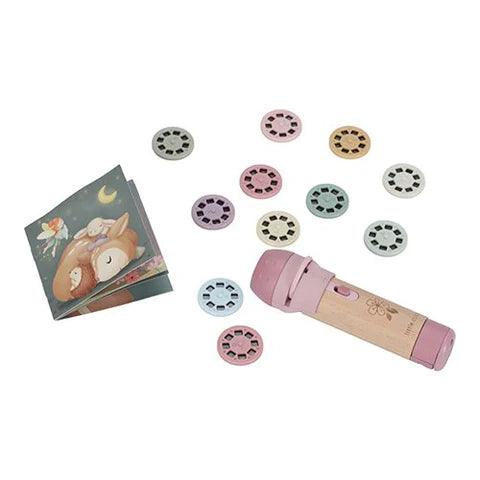 Little Dutch Geschichten Projektor Taschenlampe - Rosa