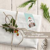 Adventskalender Zahlensticker Waldtiere