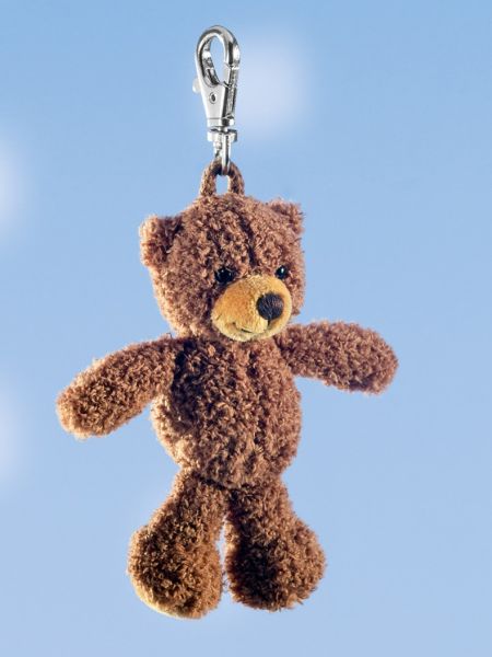 Schlüsselanhänger Plüsch Teddy Braun
