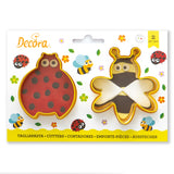 Ausstechformen Set Decora Marienkäfer und Biene