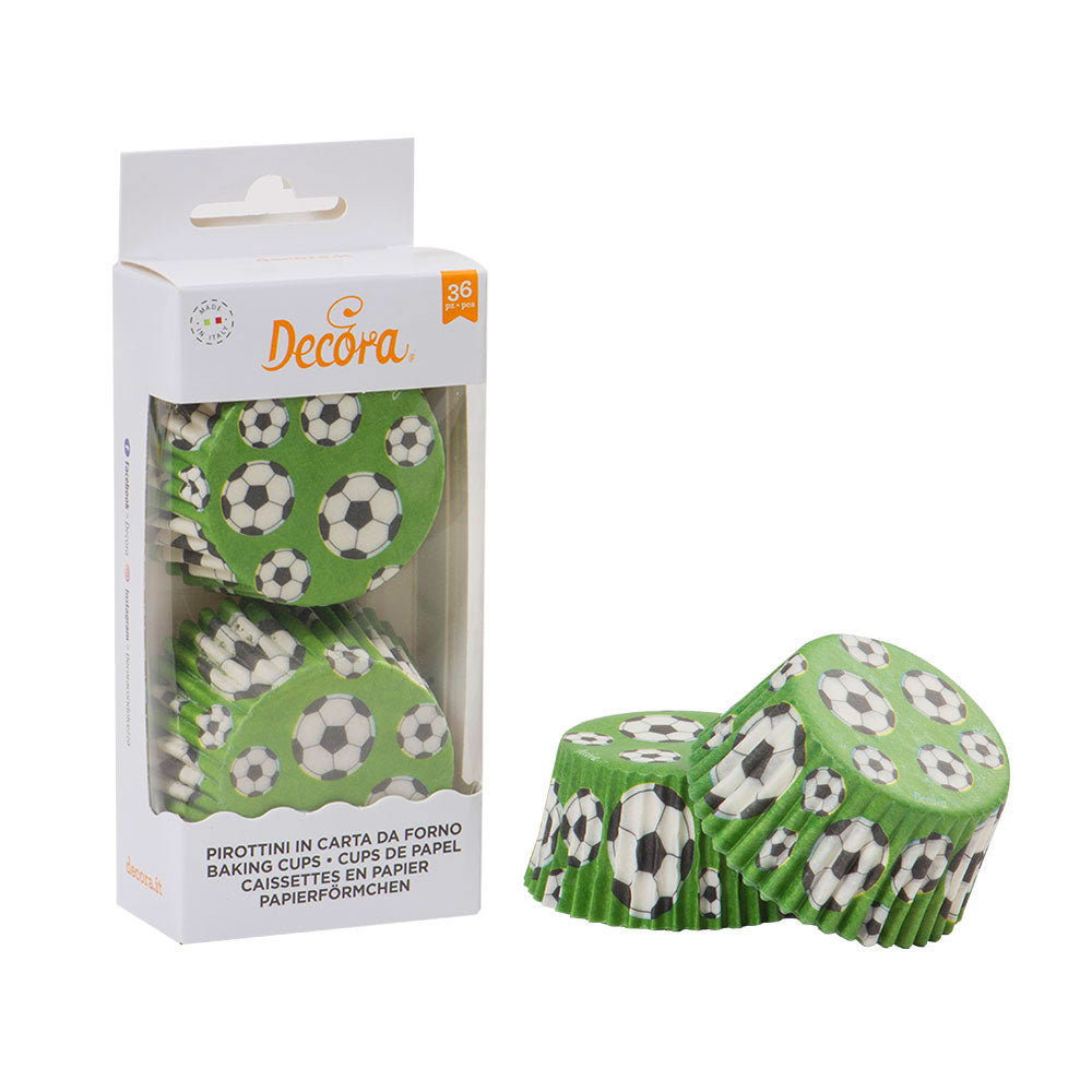 Muffinförmchen Decora Fussball