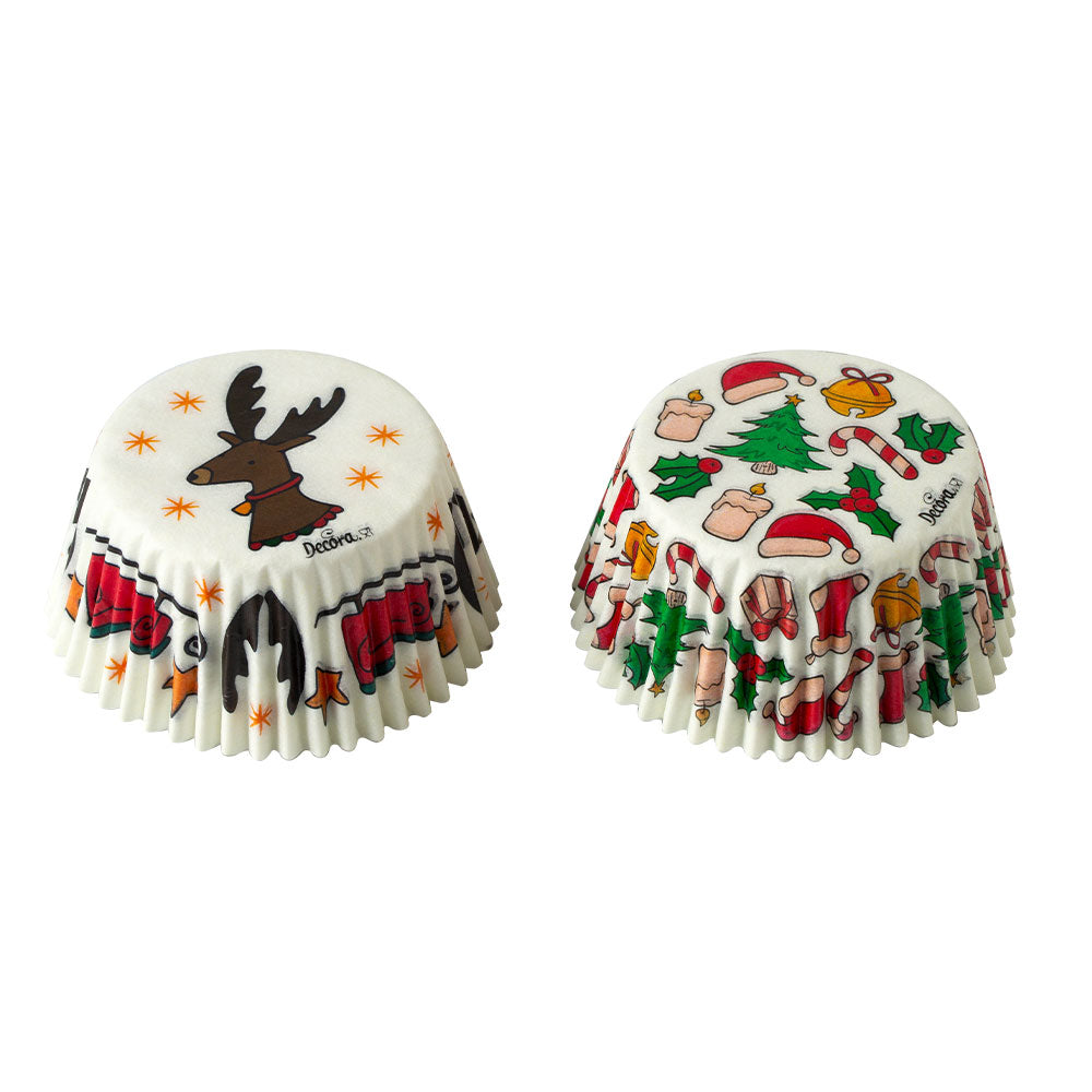 Muffinförmchen Decora Rentier Weihnachten