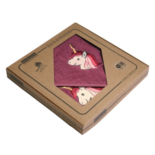 Baby Geschenk Set Einhorn Mauve