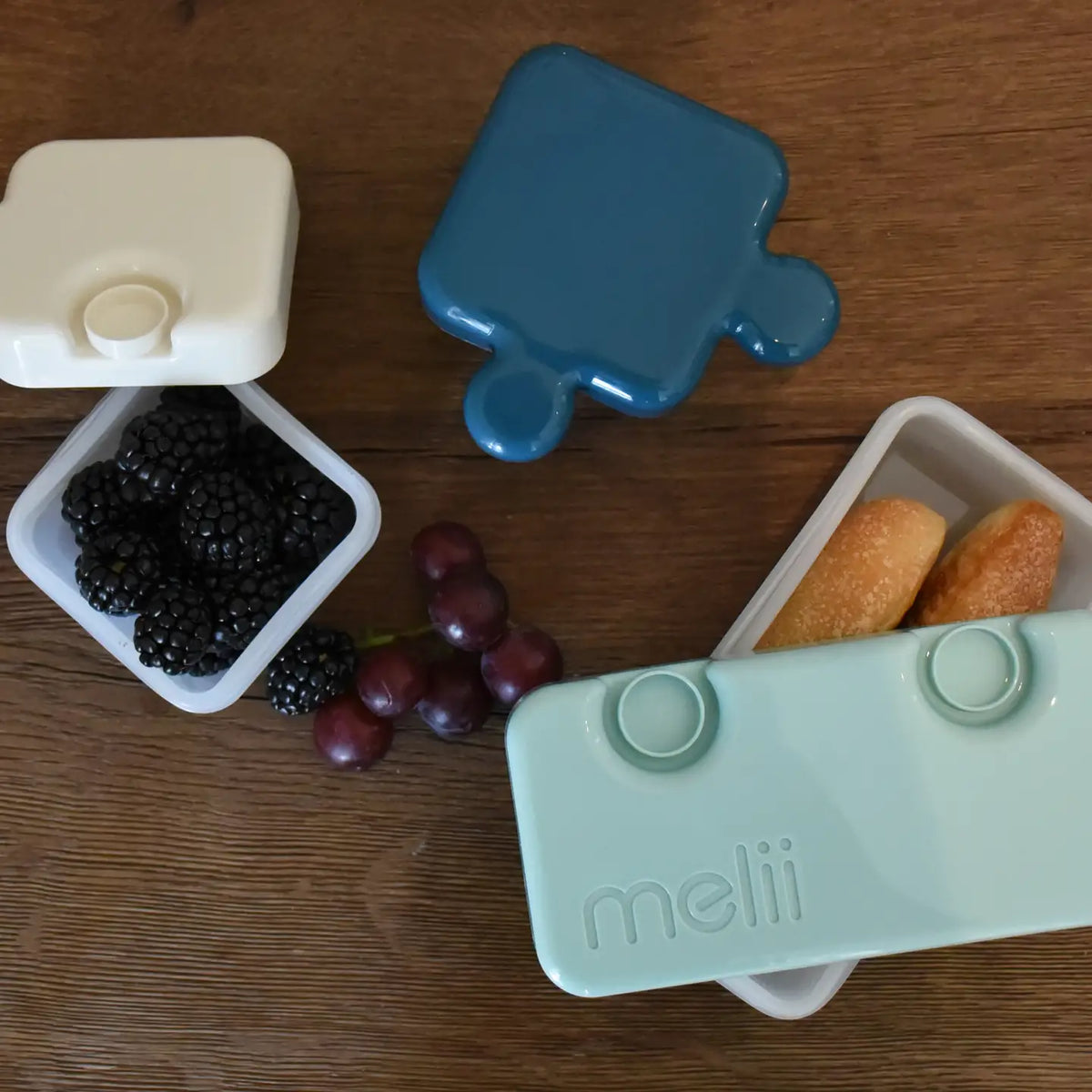 Znünibox Puzzle Snackbox Melii Blau