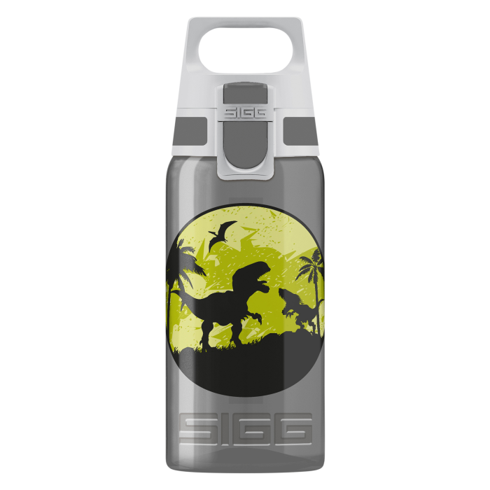 Kinder Trinkflasche Sigg Viva One 500ml Dino Grau