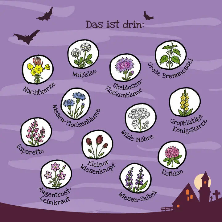 Blumenmurmel Halloween Dracula Kugeln
