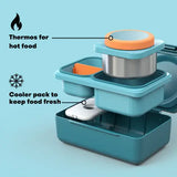 Thermo Lunchbox OmieBox UP Petrol