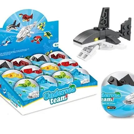 Sealife Überraschungsei mit Bausteinen
