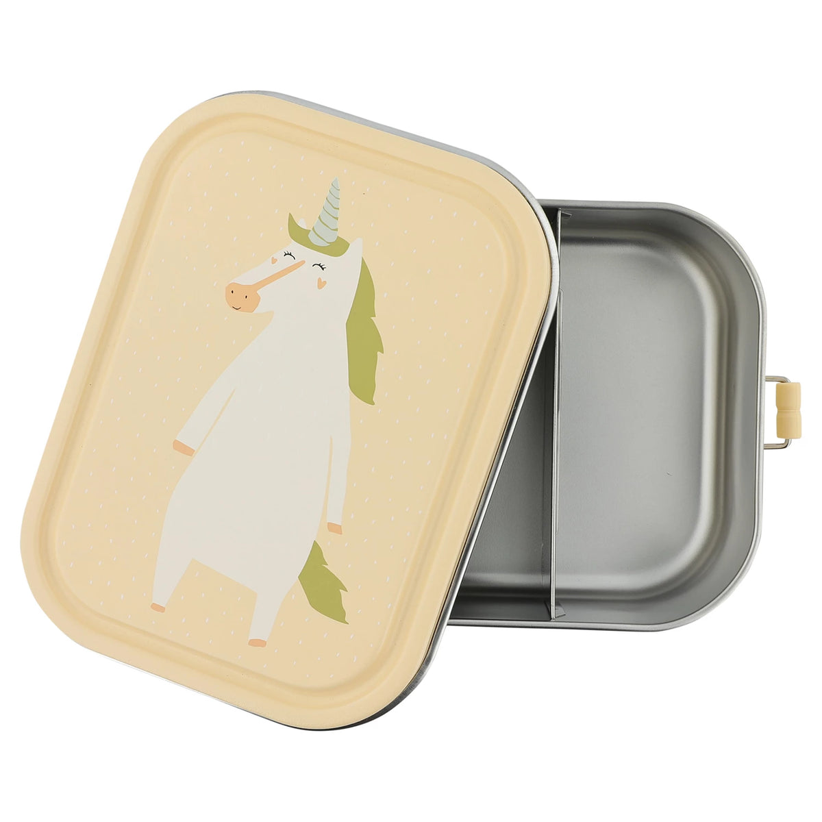 Edelstahl Znünibox mit Unterteilung Trixie Einhorn